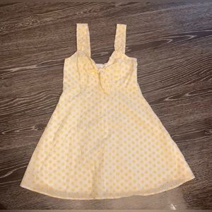 Francesca’s Yellow Floral Mini Dress NWT